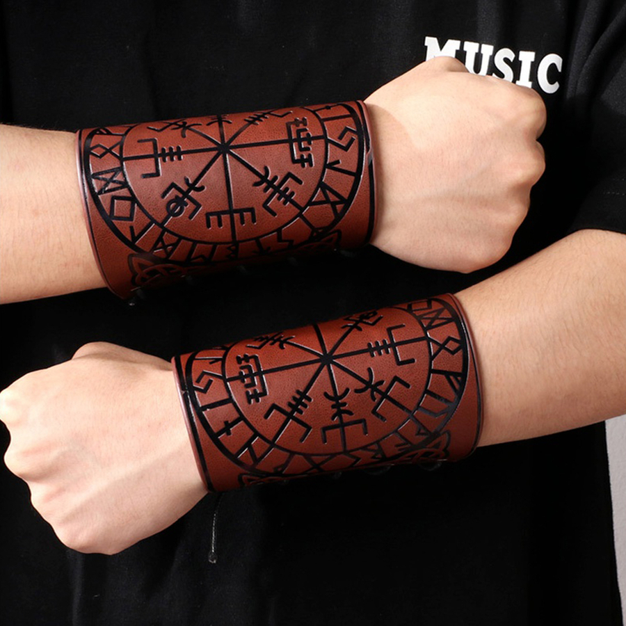 Наруч Вегвизир (коричневый) - купить Кожаные наручи в Киеве, цены в ...