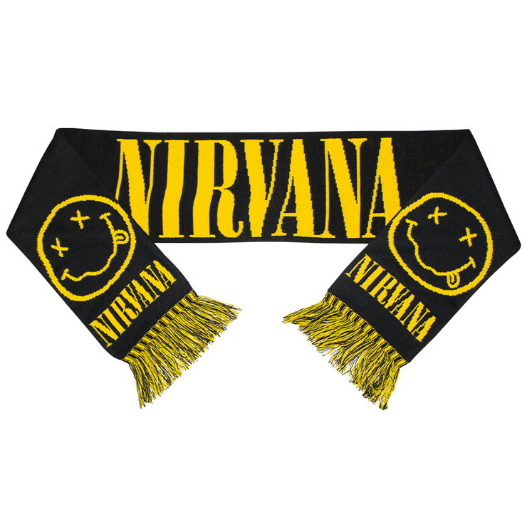 Шарф Nirvana (logo with smiles)