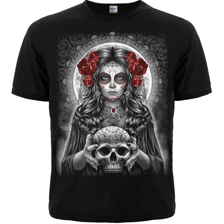Футболка Muerte (skull and roses) Футболка Muerte (skull and roses)