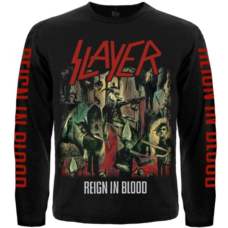 Футболка з довгим рукавом Slayer "Reign In Blood" Футболка з довгим рукавом Slayer "Reign In Blood"