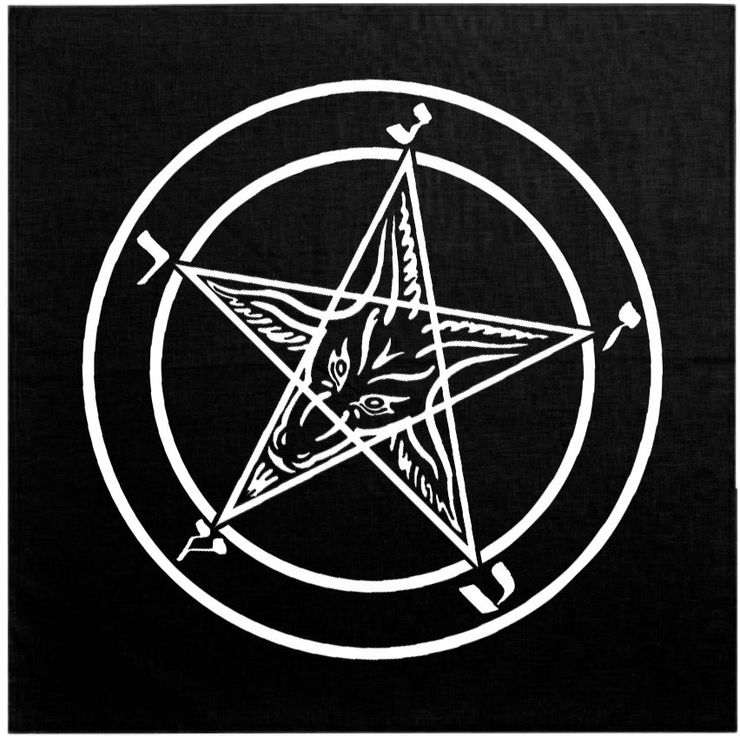 Бандана Пентаграма з козлом Бандана Пентаграма з козлом