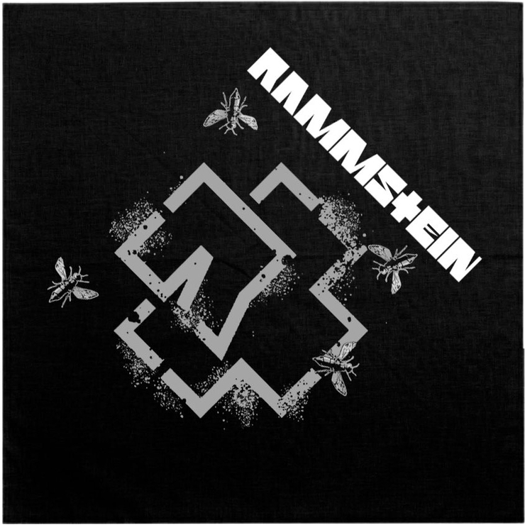 Бандана Rammstein (logo with flies) Бандана Rammstein (logo with flies)