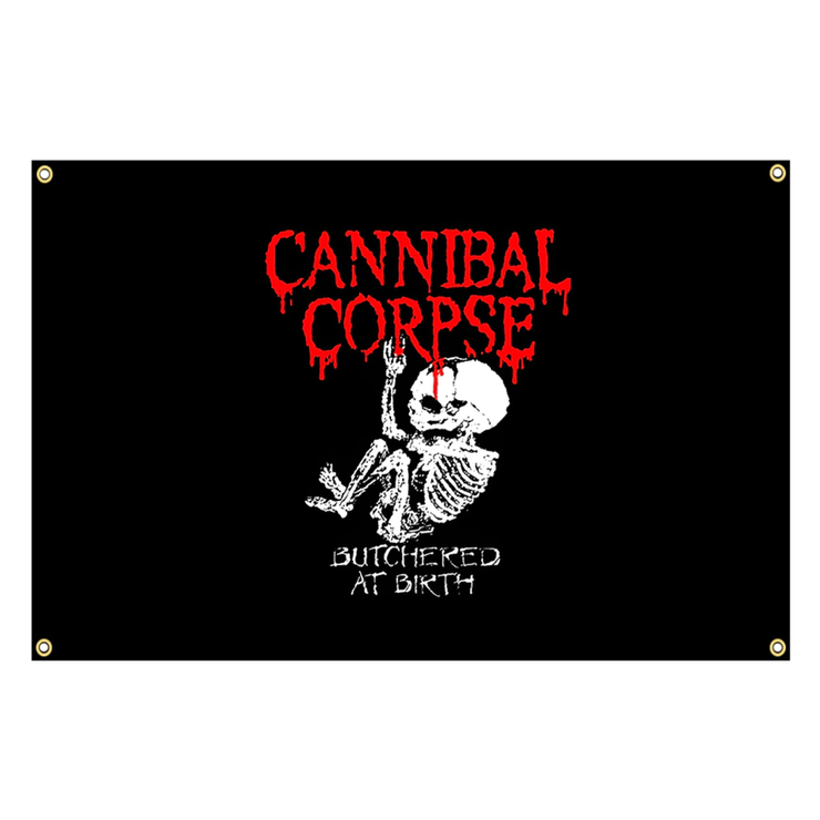 Прапор Cannibal Corpse "Butchered at Birth" sfc-013 Прапор Cannibal Corpse "Butchered at Birth" sfc-013
