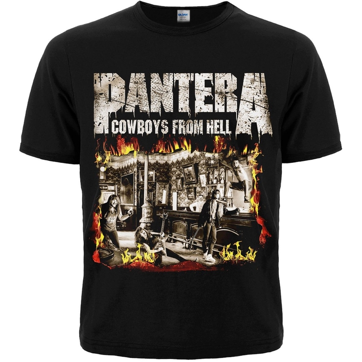 Футболка Pantera "Cowboys from Hell" - купить Футболку Pantera в Киеве ...