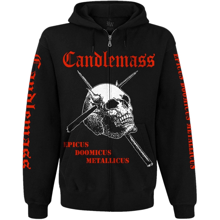 Худі Candlemass "Epicus Doomicus Metallicus" на блискавці Худі Candlemass "Epicus Doomicus Metallicus" на блискавці