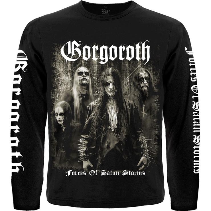 Футболка с длинным рукавом Gorgoroth "Forces of Satan Storms" Футболка с длинным рукавом Gorgoroth "Forces of Satan Storms"