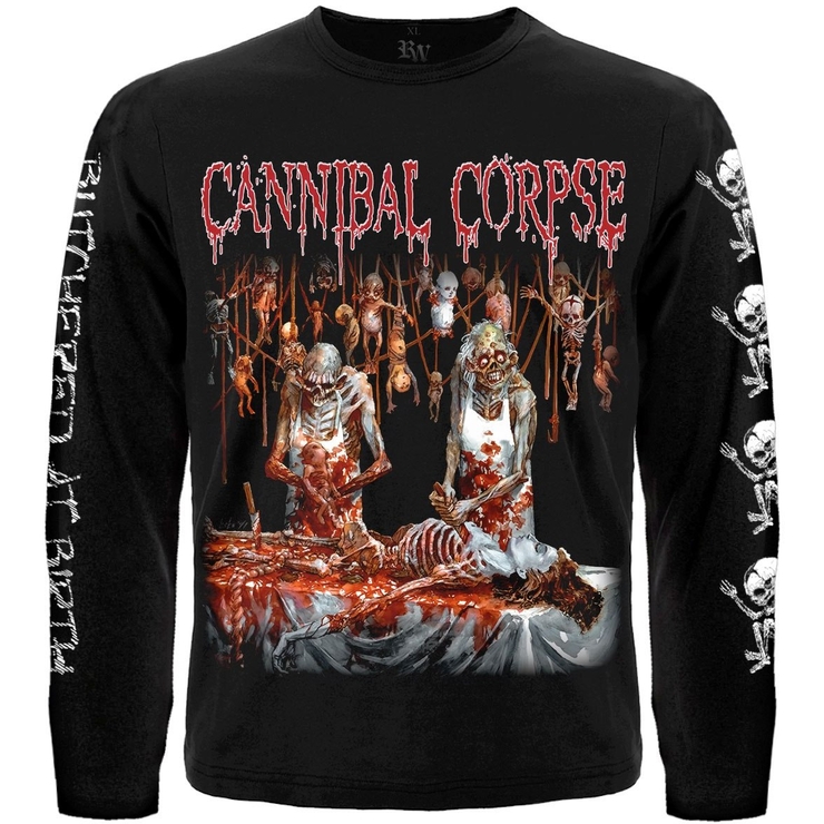 Футболка з довгим рукавом Cannibal Corpse "Butchered at Birth" (album cover)