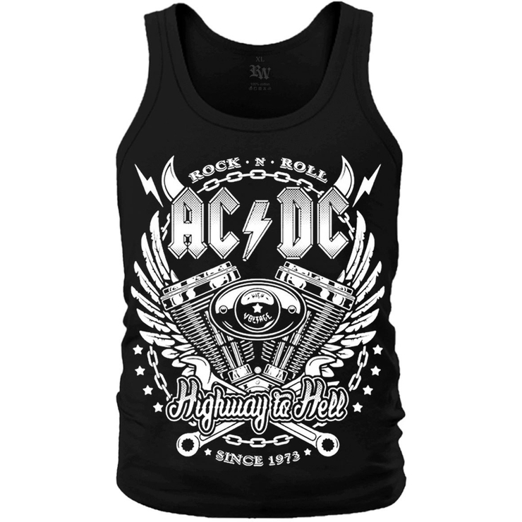 Майка AC/DC (since 1973) black Майка AC/DC (since 1973) black