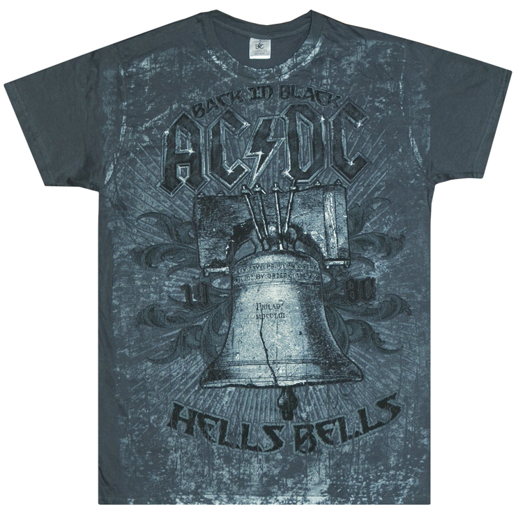 Футболка Full print AC/DC "Hells Bells" (graphite t-shirt) EU Футболка Full print AC/DC "Hells Bells" (graphite t-shirt) EU