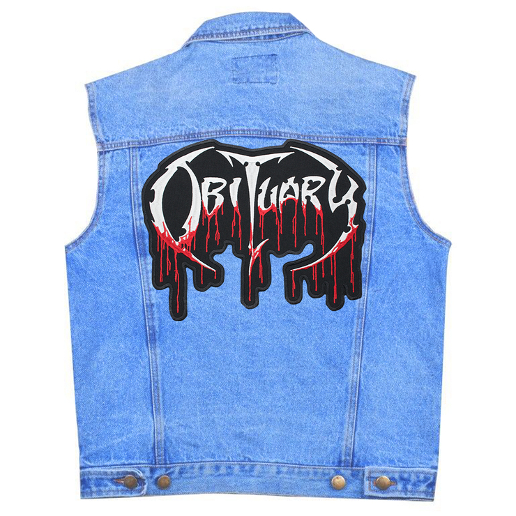 Нашивка наспинна Obituary (logo) Нашивка наспинна Obituary (logo)