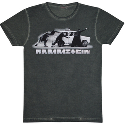 Футболка Rammstein (pushing a car) graphite t-shirt EU