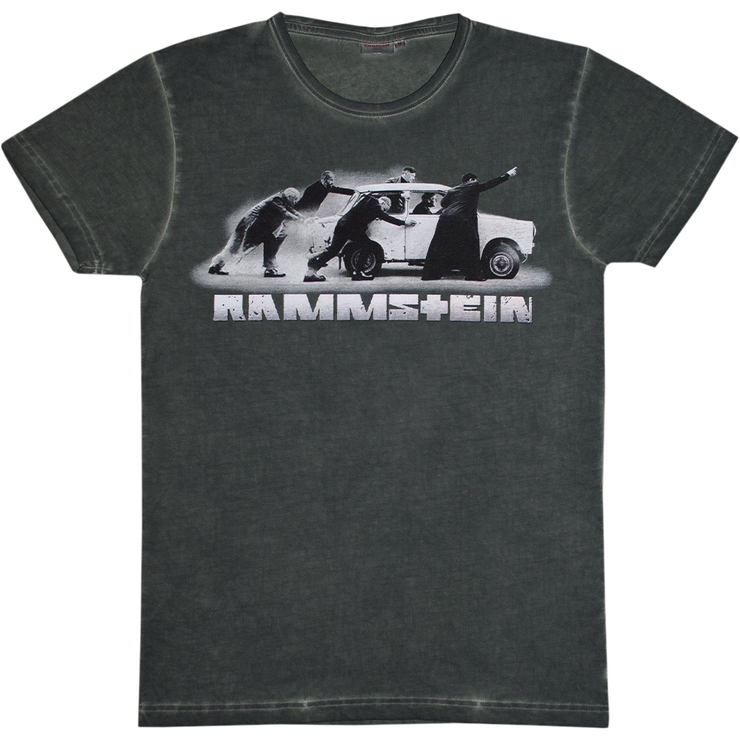 Футболка Rammstein (pushing a car) graphite t-shirt EU Футболка Rammstein (pushing a car) graphite t-shirt EU