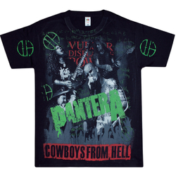 Футболка Full print Pantera "Cowboys from Hell" (black t-shirt) EU