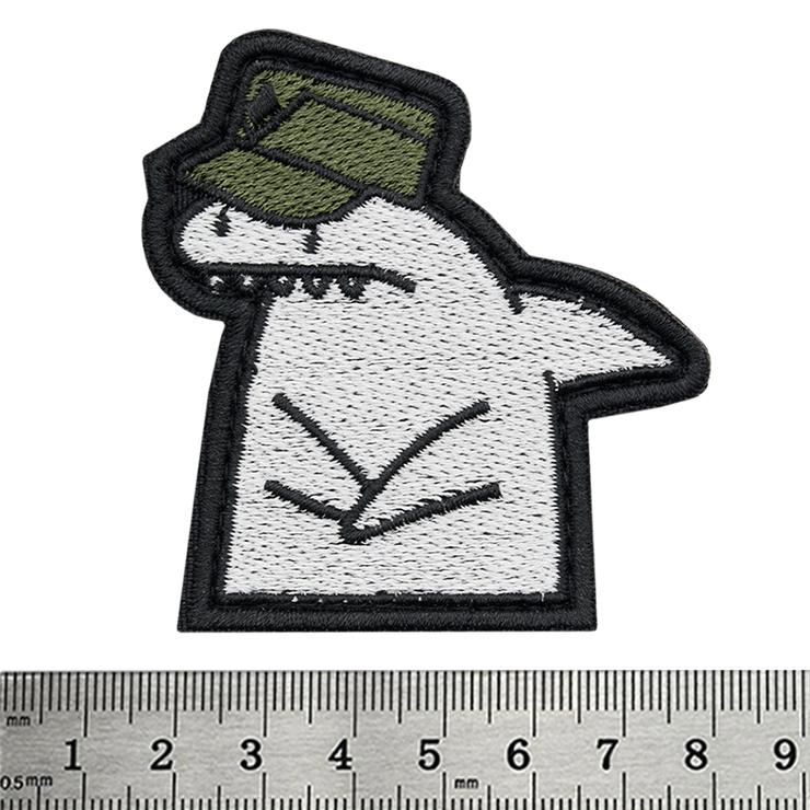 Нашивка на липучці Флорк акула (ЗСУ)