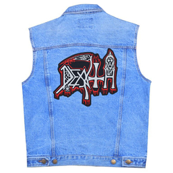 Нашивка наспинна Death (old white-red logo)