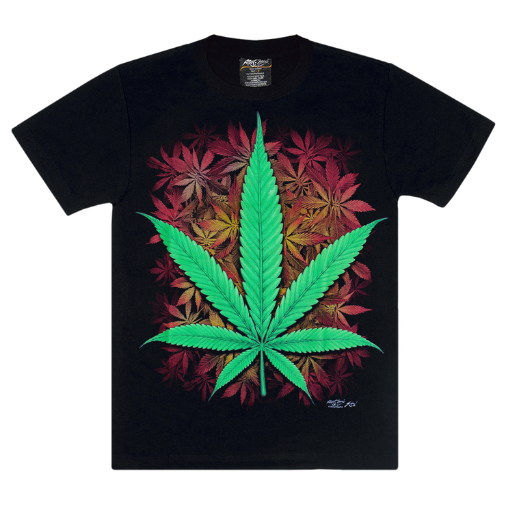 Футболка Cannabis  (big sheet) (светится в темноте)