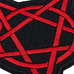 Нашивка Пентакль (красная пентаграмма с кругом)