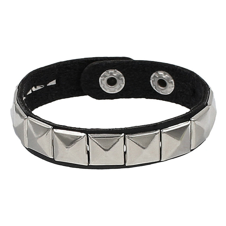 Браслет один ряд пирамиды (bpu-007) Браслет один ряд пирамиды (bpu-007)