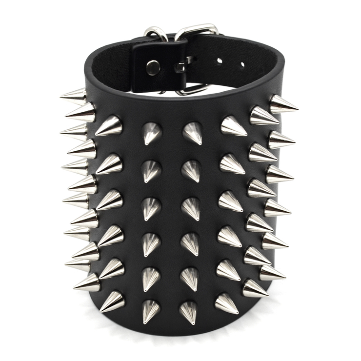Браслет кожаный шесть рядов маленьких шипов (bfl-024) Браслет кожаный шесть рядов маленьких шипов (bfl-024)