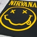 Нашивка термо Nirvana (logo and smile) наспинна прямокутна (thps-008) Нашивка термо Nirvana (logo and smile) наспинна прямокутна (thps-008)