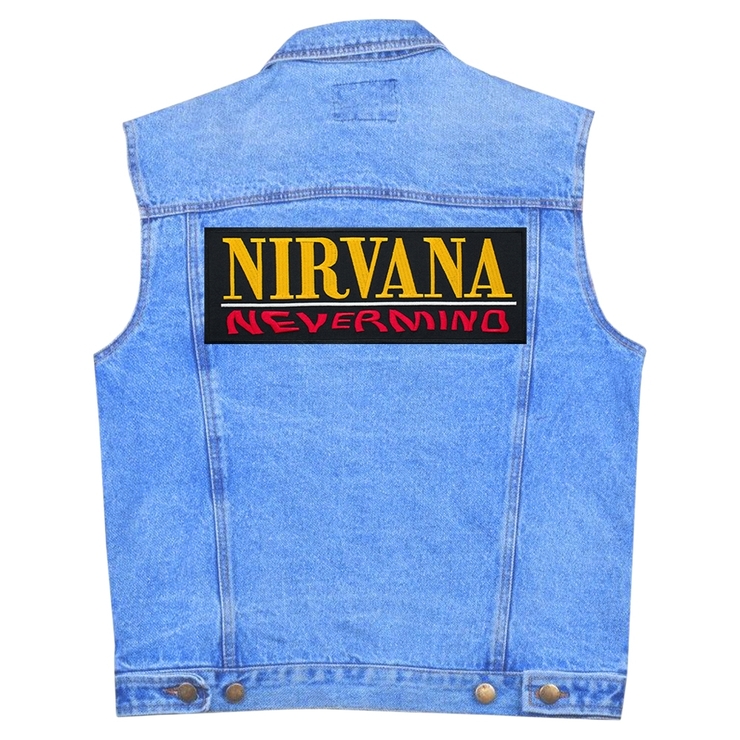 Нашивка термо Nirvana "Nevermind" наспинна (thps-007) Нашивка термо Nirvana "Nevermind" наспинна (thps-007)