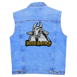 Нашивка термо (thps-021) Bathory (goat with logo) наспинна Нашивка термо (thps-021) Bathory (goat with logo) наспинна