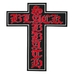 Нашивка термо Black Sabbath (red logo on the cross) наспинна (thps-017) Нашивка термо Black Sabbath (red logo on the cross) наспинна (thps-017)