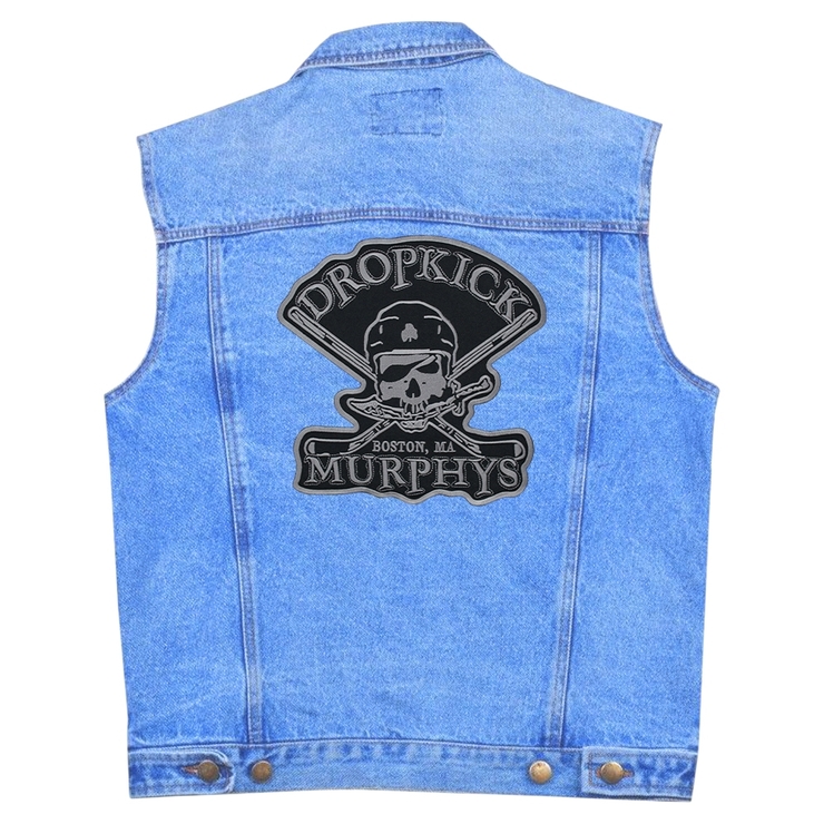 Нашивка термо Dropkick Murphys (skull and logo) наспинна (thps-015) Нашивка термо Dropkick Murphys (skull and logo) наспинна (thps-015)