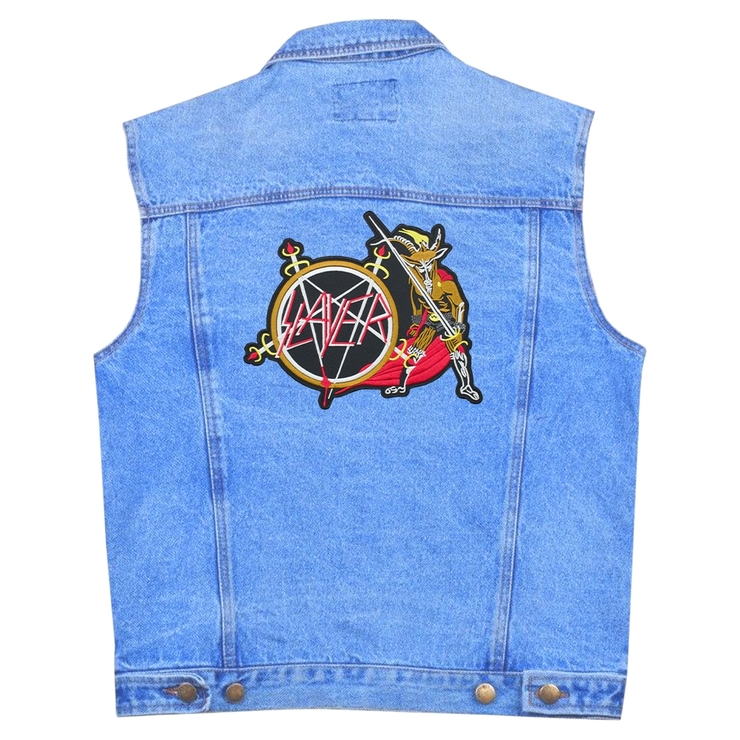 Нашивка термо Slayer "Show No Mercy" наспинная (thps-012) Нашивка термо Slayer "Show No Mercy" наспинная (thps-012)