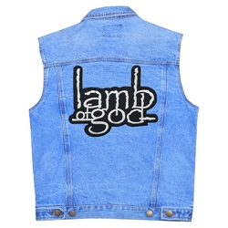 Нашивка термо Lamb Of God (logo) наспинная (thps-029)