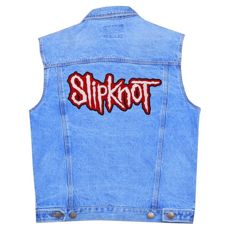 Нашивка термо Slipknot (red-white logo) наспинная (thps-031) Нашивка термо Slipknot (red-white logo) наспинная (thps-031)