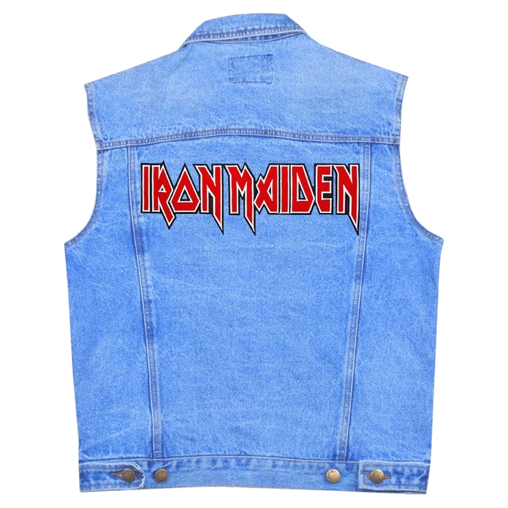 Нашивка термо Iron Maiden (red logo) наспинная (thps-038) Нашивка термо Iron Maiden (red logo) наспинная (thps-038)