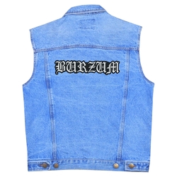 Нашивка термо (thps-040) Burzum (logo) наспинна