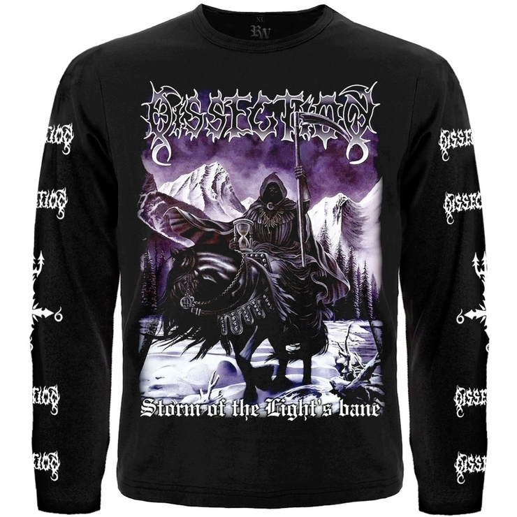 Футболка с длинным рукавом Dissection "Storm of the Light’s Bane" (с печатью на рукавах)