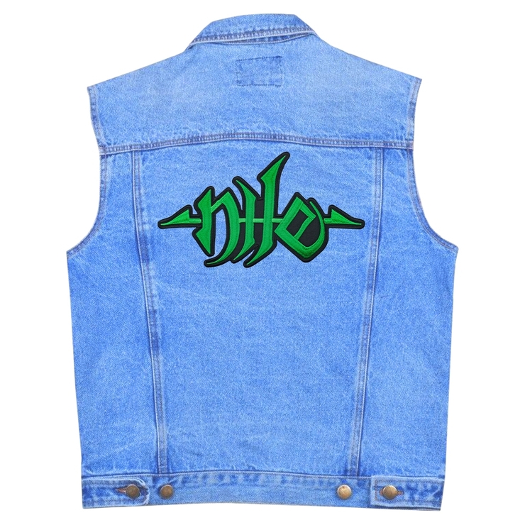 Нашивка термо Nile (green logo) наспинная (thps-056)