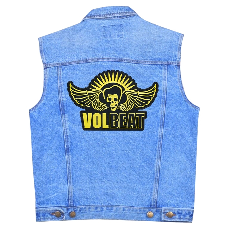 Нашивка термо Volbeat (yellow logo) наспинна (thps-057) Нашивка термо Volbeat (yellow logo) наспинна (thps-057)