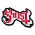 Нашивка термо Ghost (red logo) наспинна (thps-061) 