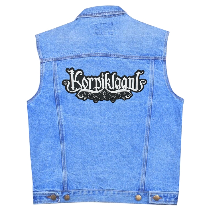 Нашивка термо Korpiklaani (logo) наспинная (thps-062) Нашивка термо Korpiklaani (logo) наспинная (thps-062)