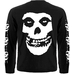 Футболка з довгим рукавом Misfits (skull logo) (з друком на рукавах)