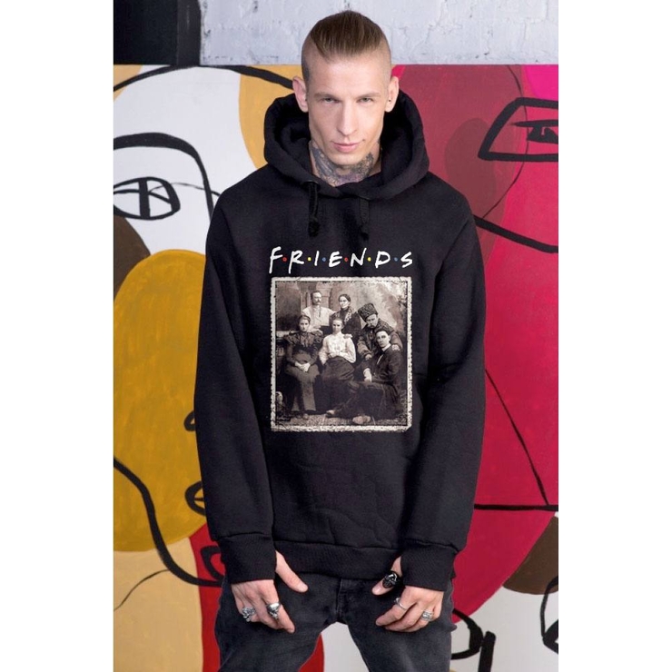 Худи Urbanist Друзі-поети (оверсайз)