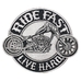 Нашивка термо Ride Fast, Live Hard (motorcycle) наспинна (thps-087) Нашивка термо Ride Fast, Live Hard (motorcycle) наспинна (thps-087)