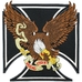 Нашивка термо Ride Free (eagle and iron cross) наспинна (thps-094) Нашивка термо Ride Free (eagle and iron cross) наспинна (thps-094)