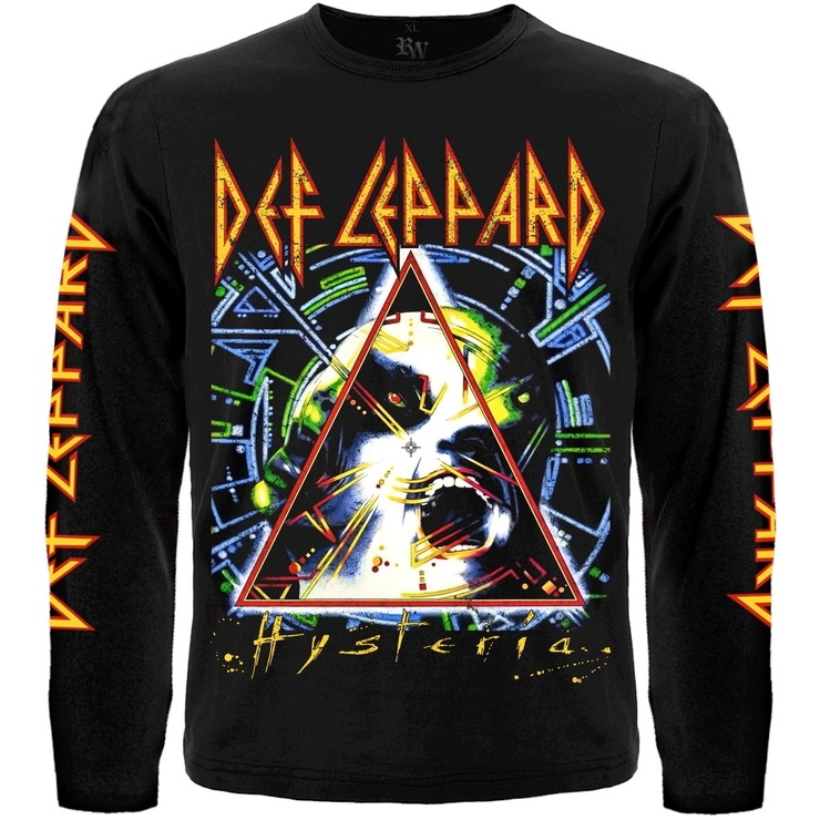 Футболка з довгим рукавом Def Leppard "Hysteria" Футболка з довгим рукавом Def Leppard "Hysteria"