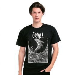 Футболка Gojira (Woodblock Whales)