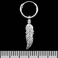 Серьга, кольцо с пером (eas-150) Серьга, кольцо с пером (eas-150)