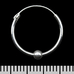 Серьга, кольцо с подвижным шариком (eas-138)