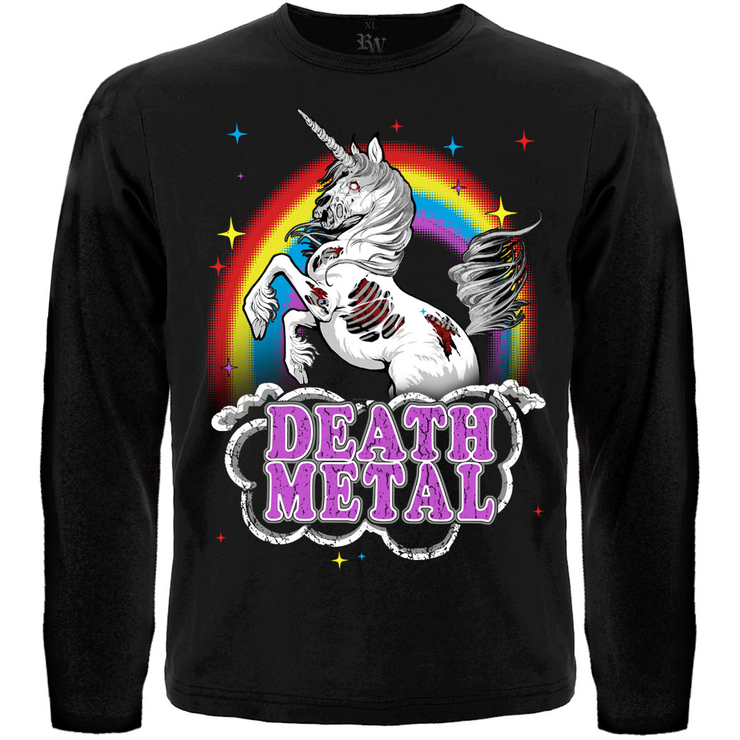Футболка з довгим рукавом Death Metal (Unicorn) Футболка з довгим рукавом Death Metal (Unicorn)