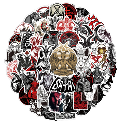 Набор стикеров Hail Satan 2 (stk-078) (50 шт.)