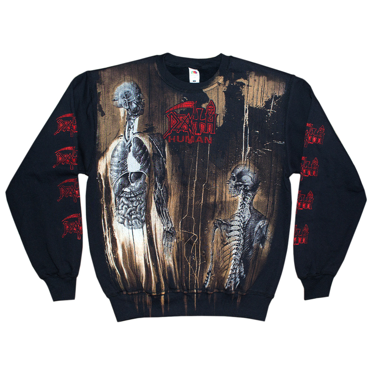 Світшот Full print Death "Human" (EU-P)