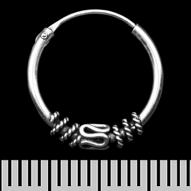 Серьга, кольцо с узором (eas-105) Серьга, кольцо с узором (eas-105)